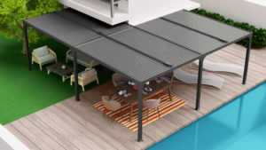 Altona - Pergola bioclimatique alu XXL